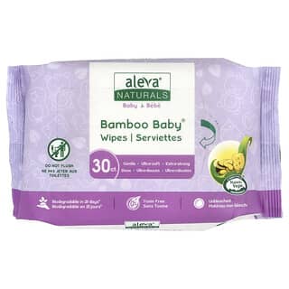 Aleva Naturals, Toallitas de bambú para bebés`` 30 toallitas