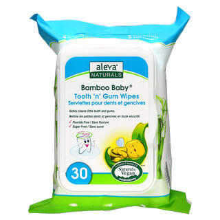 Aleva Naturals, Bamboo Baby, Tooth 'n' Gum Wipes, 30 Wipes
