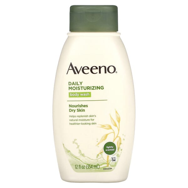 Aveeno, Daily Moisturizing Body Wash, Lightly Scented, 12 fl oz (354 ml)