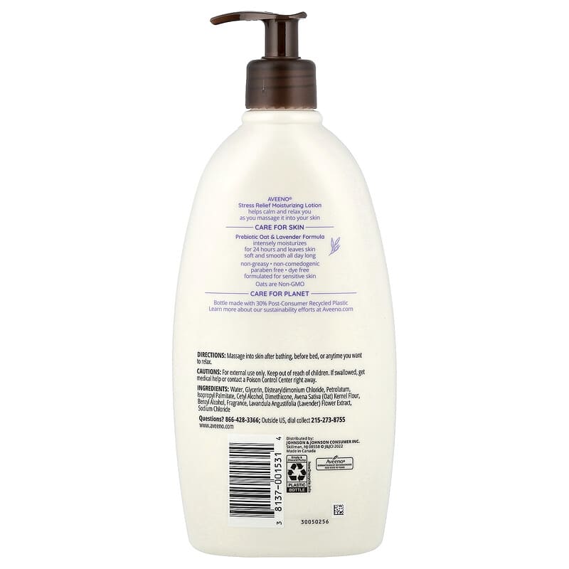 Stress Relief Moisturizing Lotion、ラベンダー、532ml（18液量オンス）
