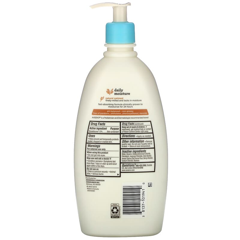 Baby Daily Moisture Fragrance-Free Lotion
