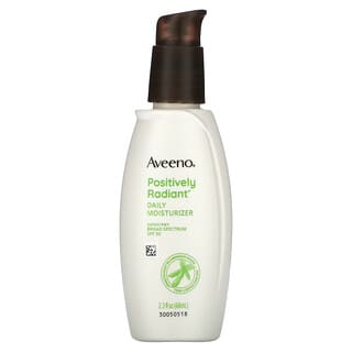Aveeno, Positively Radiant, Daily Moisturizer Sunscreen, SPF 30, 2.3 fl oz (68 ml)