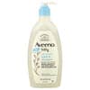 Aveeno, Bébé, Gel nettoyant et shampooing hydratant quotidien, Légèrement parfumé, 532 ml