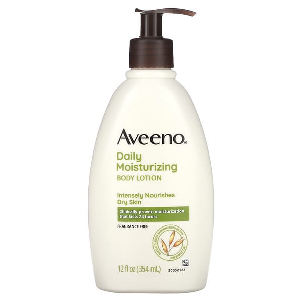 Aveeno, 每日保溼乳液，無香，12 液量盎司（354 毫升）