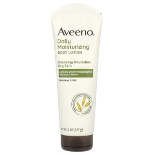 Aveeno, Daily Moisturizing Body Lotion, Fragrance Free, 8 oz (227 g)