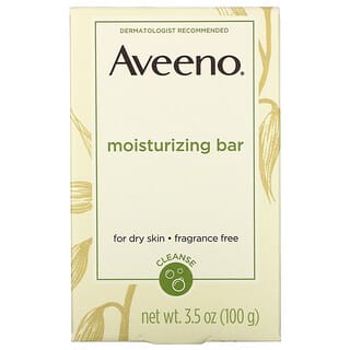 Aveeno, 润肤燕麦保湿洁面皂，无香精，3.5 盎司（100 克）