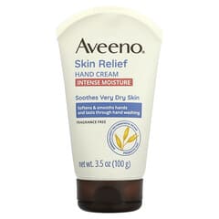Aveeno, Skin Relief Hand Cream, Fragrance Free, 3.5 oz (100 g)