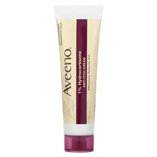 Aveeno, Active Naturals, Crème anti-irritation avec 1 % d’hydrocortisone, 1 oz (28 g)