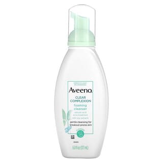 Aveeno, Active Naturals，清亮膚色泡沫洗面乳，6 液量盎司（177 毫升）