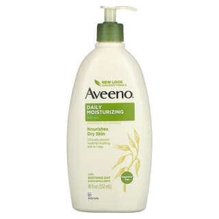 Aveeno, 每日保濕乳液，無香，18 液量盎司（532 毫升）