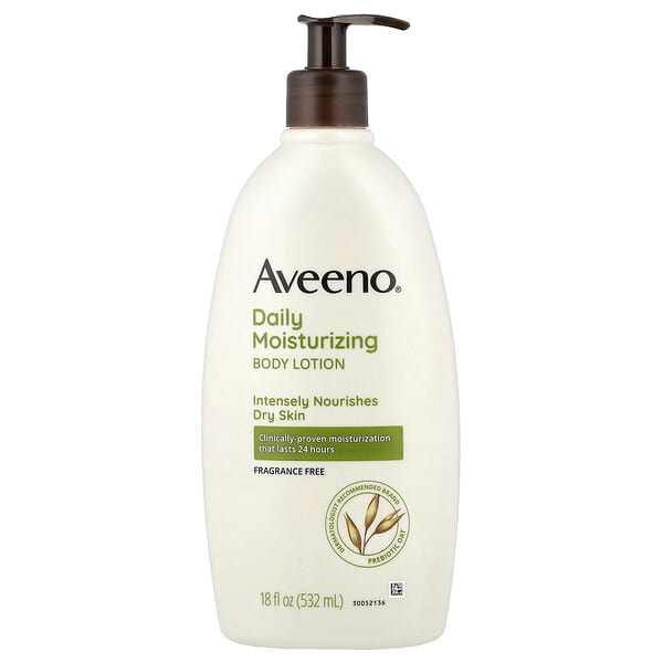 Aveeno, 每日保濕乳液，無香，18 液量盎司（532 毫升）