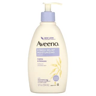 Aveeno, Stress Relief Moisturizing Lotion, Lavender, 12 fl oz (354 ml)