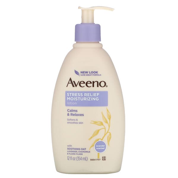 Aveeno, アクティブ・ナチュラルズ®, ストレスリリーフ・モイスチャライジングローション, 12 液量オンス (354 ml)