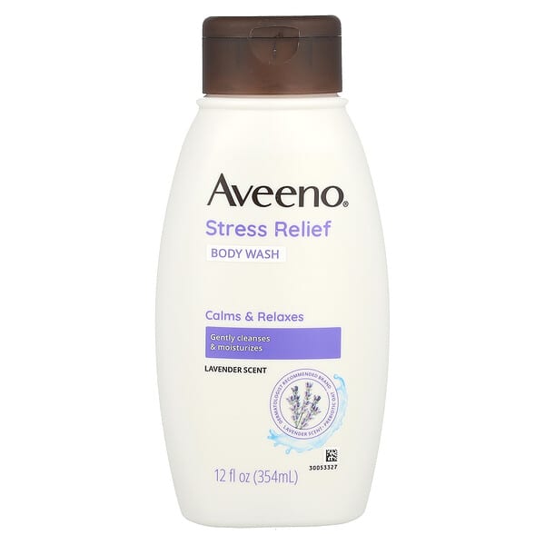Aveeno, Stress Relief Body Wash, Lavender, 12 fl oz (354 ml)