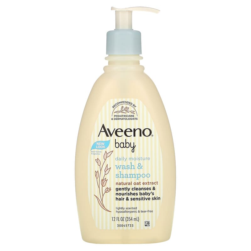 Aveeno Baby Wash & Shampoo Lightly Scented 12 fl oz (354 ml)