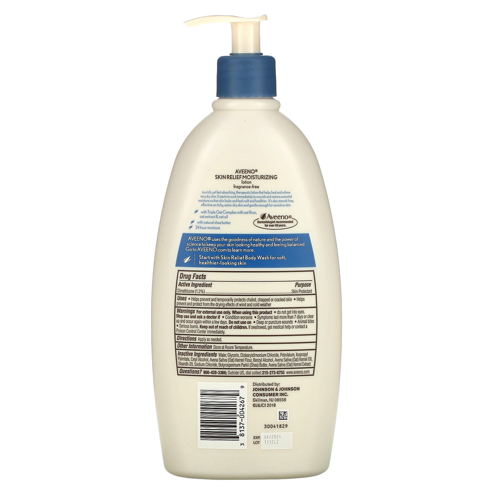 Aveeno Skin Relief Shampoo Ingredients