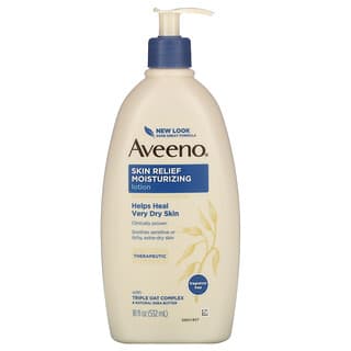 Aveeno, 肌保濕身體乳，無香料，18 液量盎司（532 毫升）