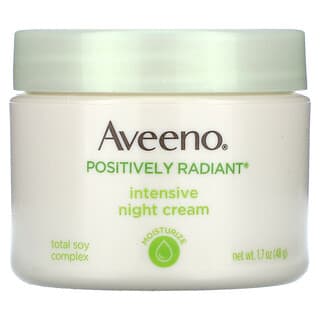 Aveeno, Positively Radiant, интенсивный ночной крем, 48 г (1,7 унции)