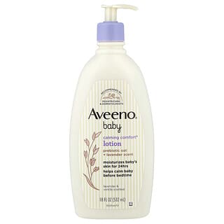 Aveeno, Bebek, Calming Comfort® Losyon, Lavanta ve Vanilyalı, 532 ml (18 fl oz)