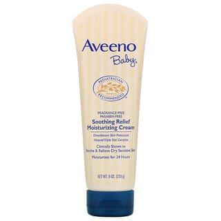 Aveeno, Детский увлажняющий и успокаивающий крем, без отдушек, 8 унций (226 г)