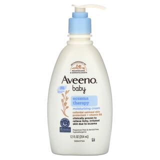 Aveeno, Для детей, увлажняющий крем от экземы, без отдушек, 354 мл (12 жидк. Унций)