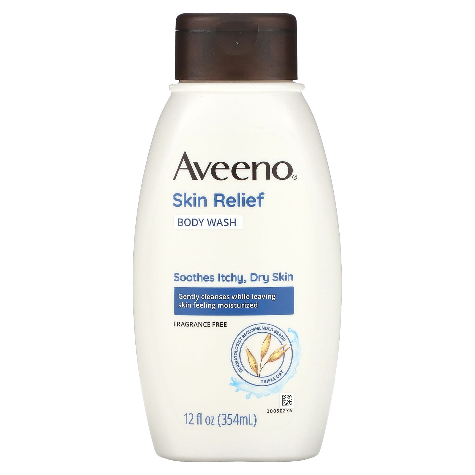 Aveeno, Skin Relief Body Wash, Fragrance Free, 12 fl oz (354 ml)