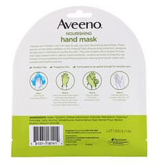 Aveeno‏, מסכת ידיים מטפחת, 2 כפפות חד פעמיות (פריט שאינו נמכר עוד באתר) 