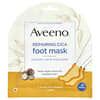 Aveeno, Repairing Cica Foot Mask, Fragrance Free, 1 Pair