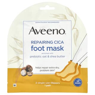 Aveeno, Восстанавливающая маска для ног Cica, без отдушек, 1 пара