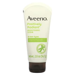 Aveeno, Positively Radiant 系列，皮膚潔白磨砂膏，2.0 盎司（56.7 克）