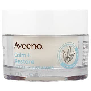 Aveeno, Calm + Restore, beruhigend + regenerierend, Feuchtigkeitspflege mit Hafergel für empfindliche Haut, ohne Duftstoffe, 48 g (1,7 oz.)