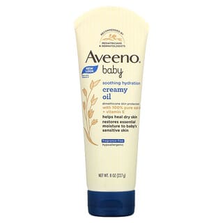Aveeno, Baby, Soothing Hydration Creamy Oil, Fragrance Free, 8 oz (227 g)