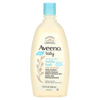 Aveeno, Baby, пенная ванна с экстрактом овса, 568 мл (19,2 жидк. Унции)