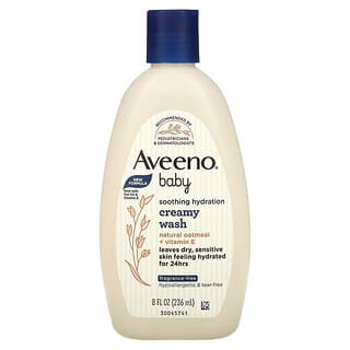 Aveeno, Baby, Creamy Wash, Fragrance-Free, 8 fl oz (236 ml)
