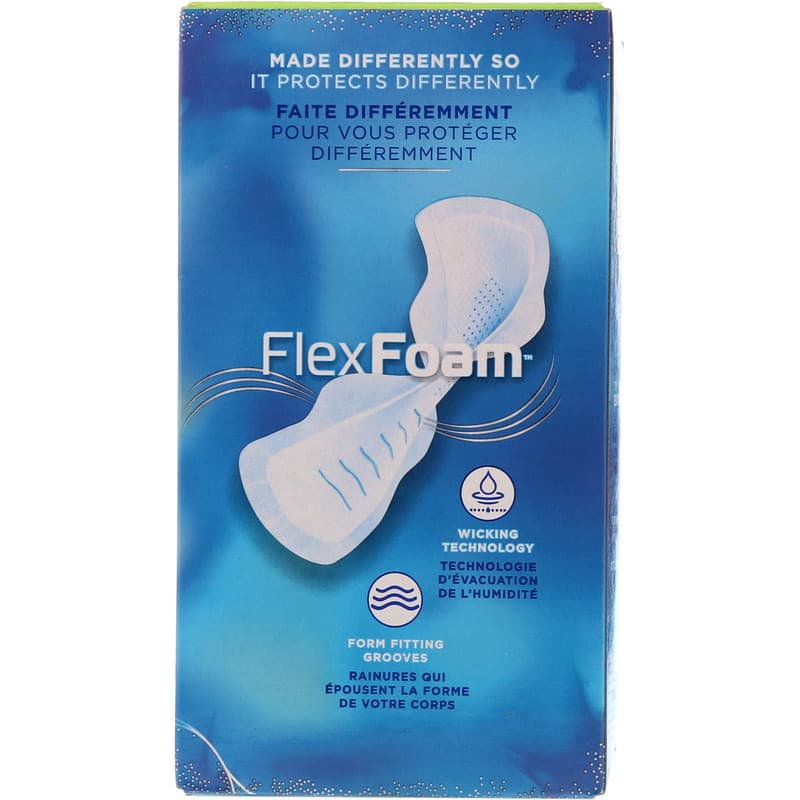 Always® Infinity™ with Avec Flex Foam Unscented Size 4 Sanitary Pads 14 ct  Box, Feminine Care