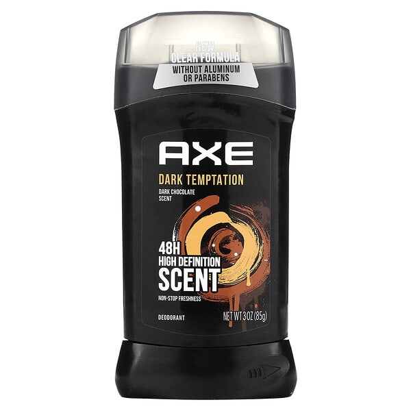 Axe, Dark Temptation Deodorant, Dark Chocolate, 3 oz (85 g)