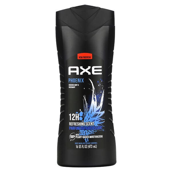 Axe, Phoenix Body Wash, Crushed Mint & Rosemary, 16 fl oz (473 ml)