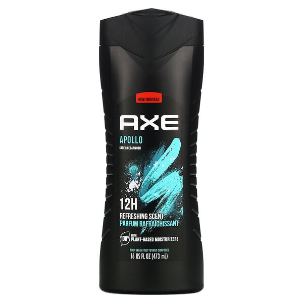 Axe, Apollo Body Wash, Sage &amp; Cedarwood, 16 fl oz (473 ml)