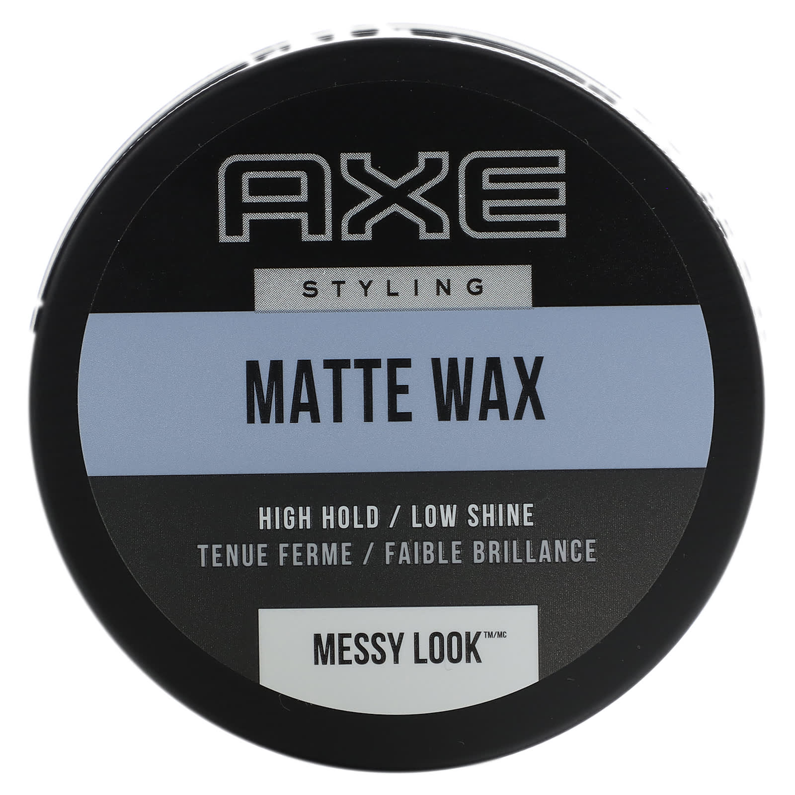 Axe Styling Matte Wax High Hold Low Shine 2 64 Oz 75 G