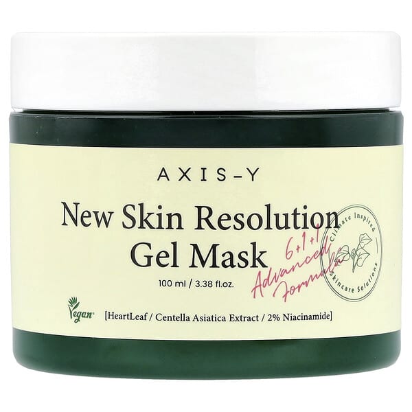 Axis-Y, 뉴 스킨 레졸루션 젤 뷰티 마스크, 100ml(3.38fl oz)