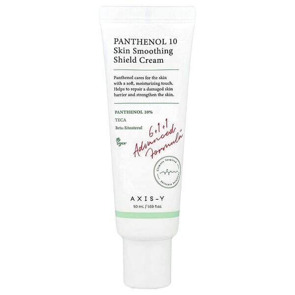 Axis-Y, 판테놀 10 스킨 스무딩 실드 크림, 50ml(1.69fl oz)