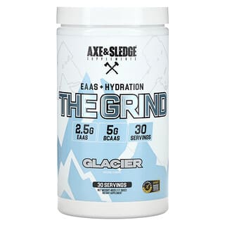 Axe & Sledge Supplements, The Grind, EAAs + Hydration, Glacier, 17.36 oz (492 g)