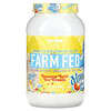 Farm Fed ، بروتين مصل اللبن المعزول الذي يتغذى على العشب ، آيس كريم Dippin 'Dots مع الموز ، 29.63 أونصة (840 جم)