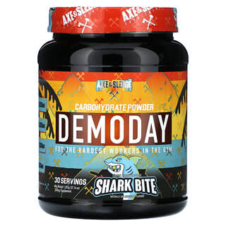 Axe & Sledge Supplements, Demoday, Carbohydrate Powder, Shark Bite Orange Mango, 37.14 oz (1,053 g)