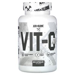 Axe & Sledge Supplements, Basics, Vit-C, 1000 mg, 90 kapsułek