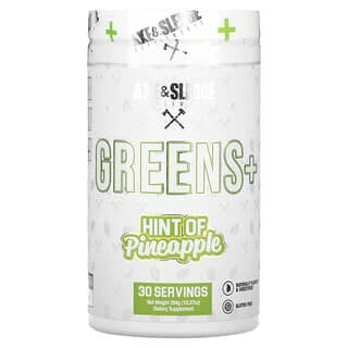 Axe & Sledge Supplements, Greens+, Un toque de piña, 294 g (10,37 oz)