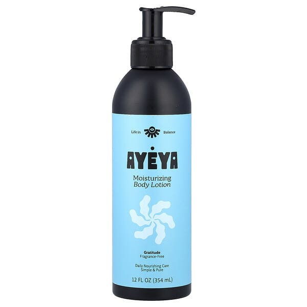 Ayeya, 모이스처라이징 바디 로션, 향료 무함유, 354ml(12fl oz)