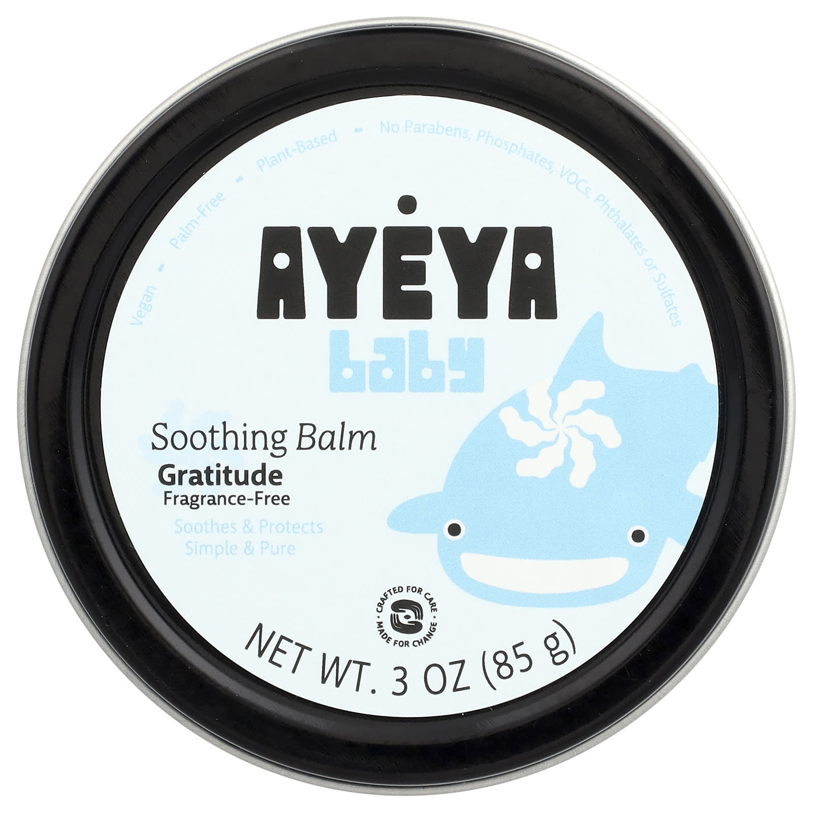 Ayeya, детский успокаивающий бальзам, без отдушки, 85 г (3 унции)