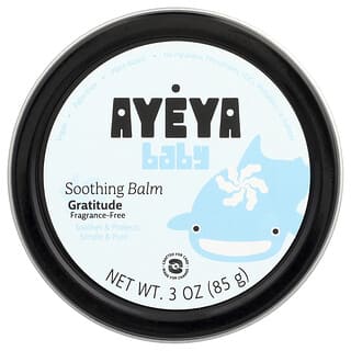 Ayeya, Baby, Soothing Balm, Fragrance-Free, 3 oz (85 g)