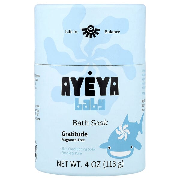 Ayeya, Detský kúpeľový gél, bez vône, 113 g
